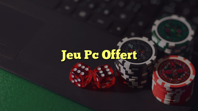 Jeu Pc Offert