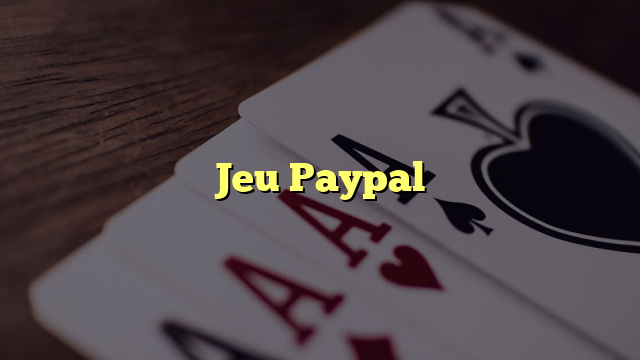 Jeu Paypal