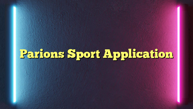 Parions Sport Application