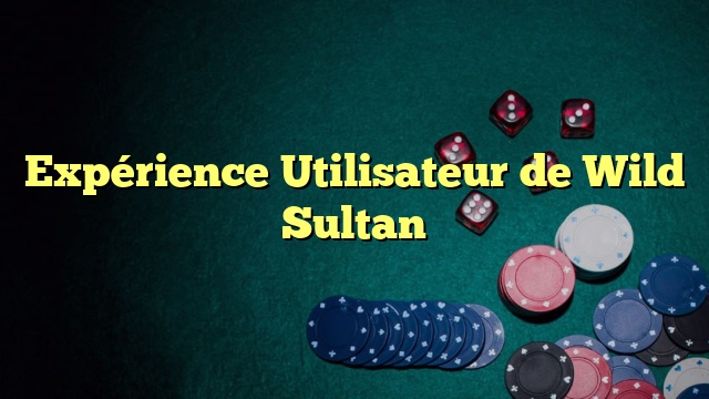 Expérience Utilisateur de Wild Sultan