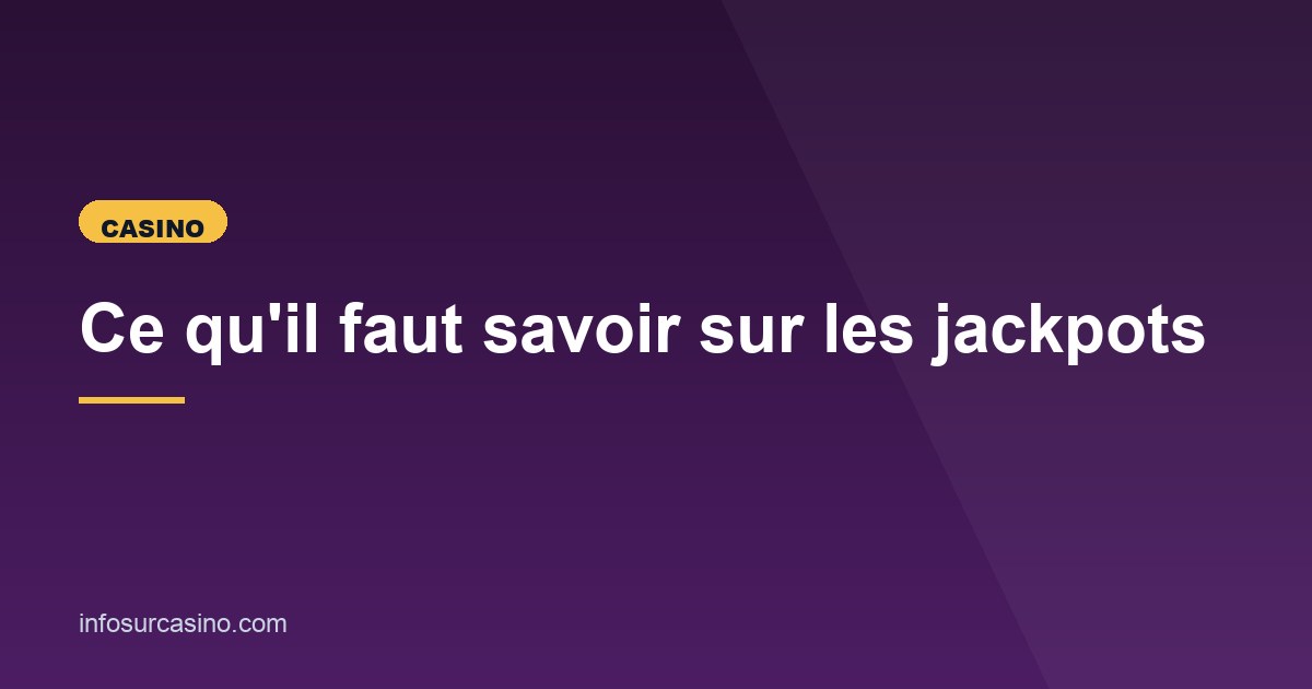 Illustration de l'article consacré aux jackpots progressifs